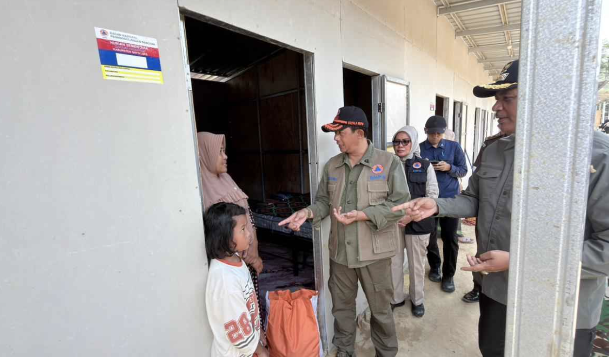 1.518 Huntara di Gayo Lues Selesai Dibangun, BNPB Targetkan Pengungsi Tinggalkan Tenda