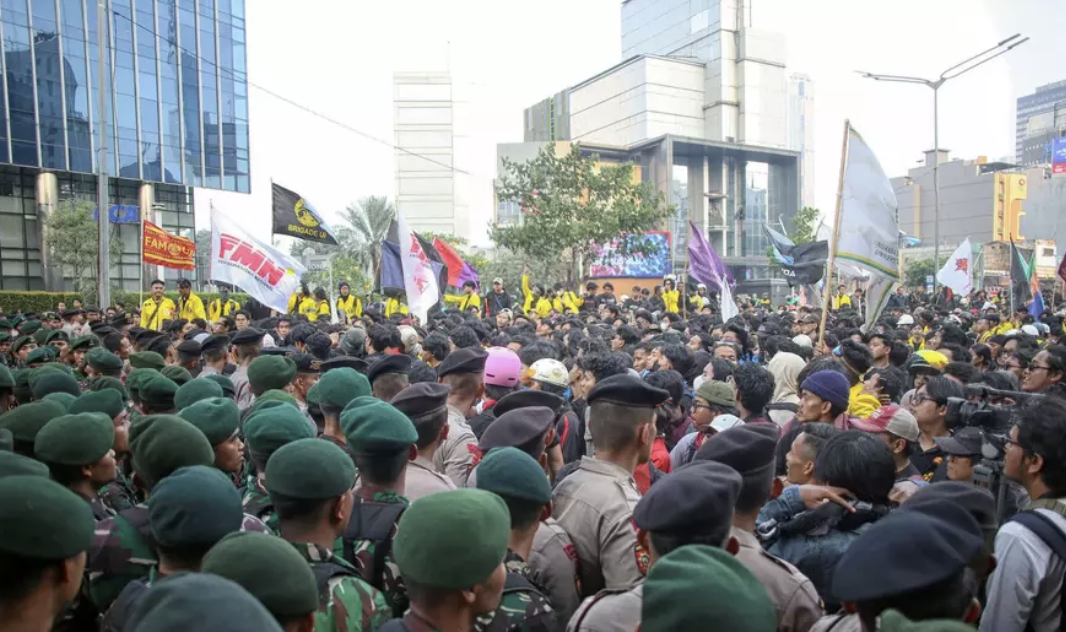 Demo 27 Agustus di Makassar Berjalan Lancar dan Tertib, Situasi Tetap Kondusif