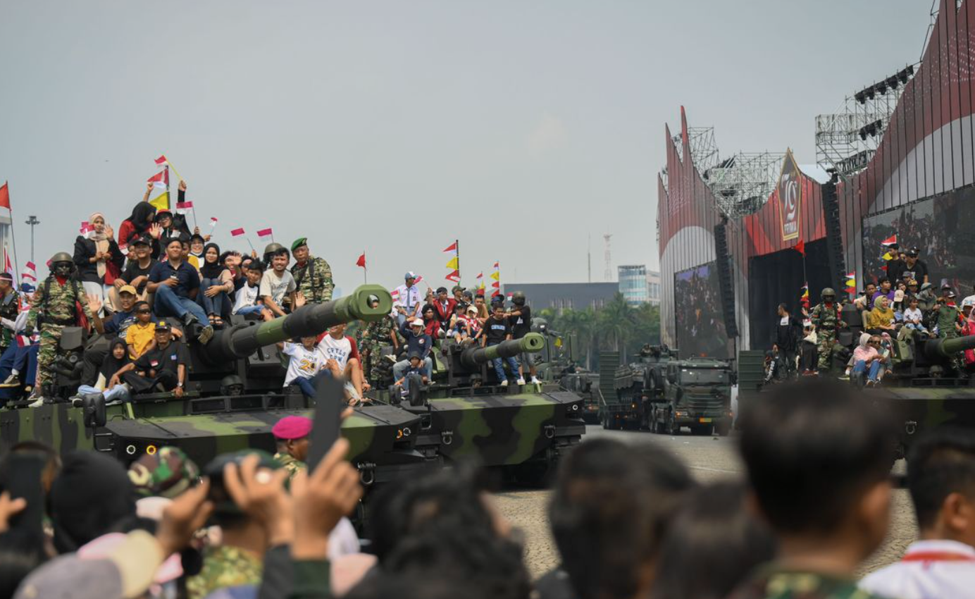 Pameran Alutsista TNI Meriahkan Rangkaian HUT TNI 2025 di Monas