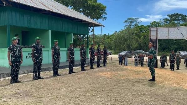 Kunjungan Menhan dan Panglima TNI ke Timika Perkuat Kesiapan Pertahanan di Papua Tengah