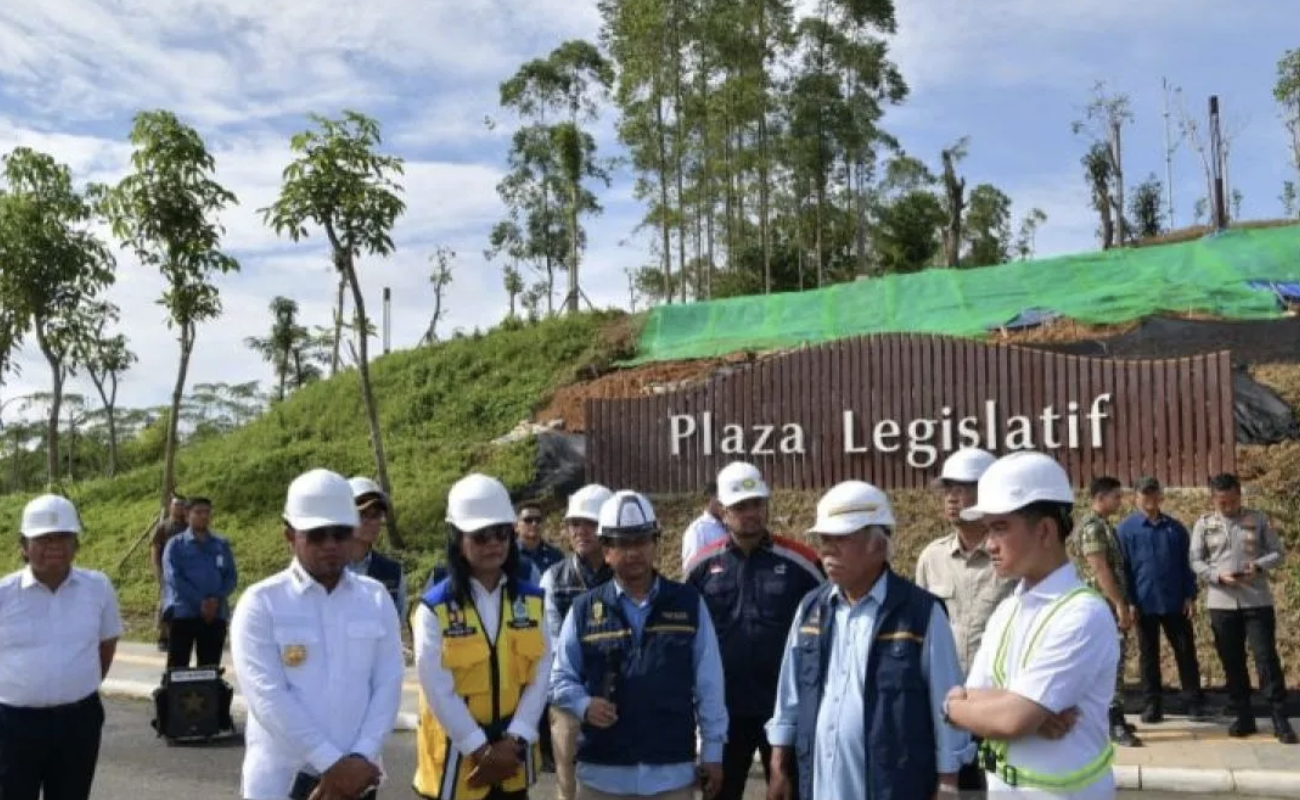 Menuju Ibu Kota Politik 2028, Gibran Tinjau Progres Kawasan Legislatif IKN