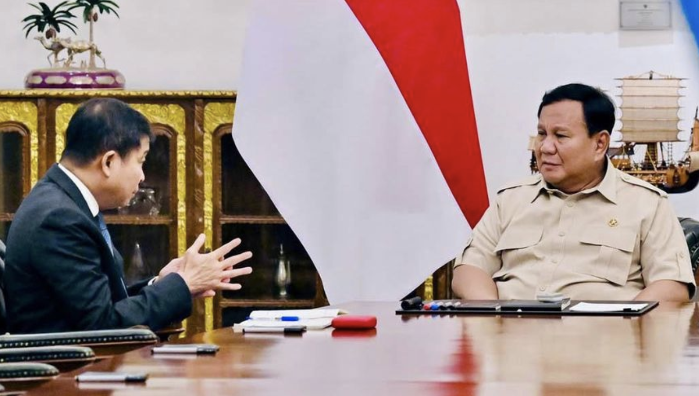 Presiden Prabowo Bertemu Ignasius Jonan, Bahas Polemik Kereta Cepat Whoosh