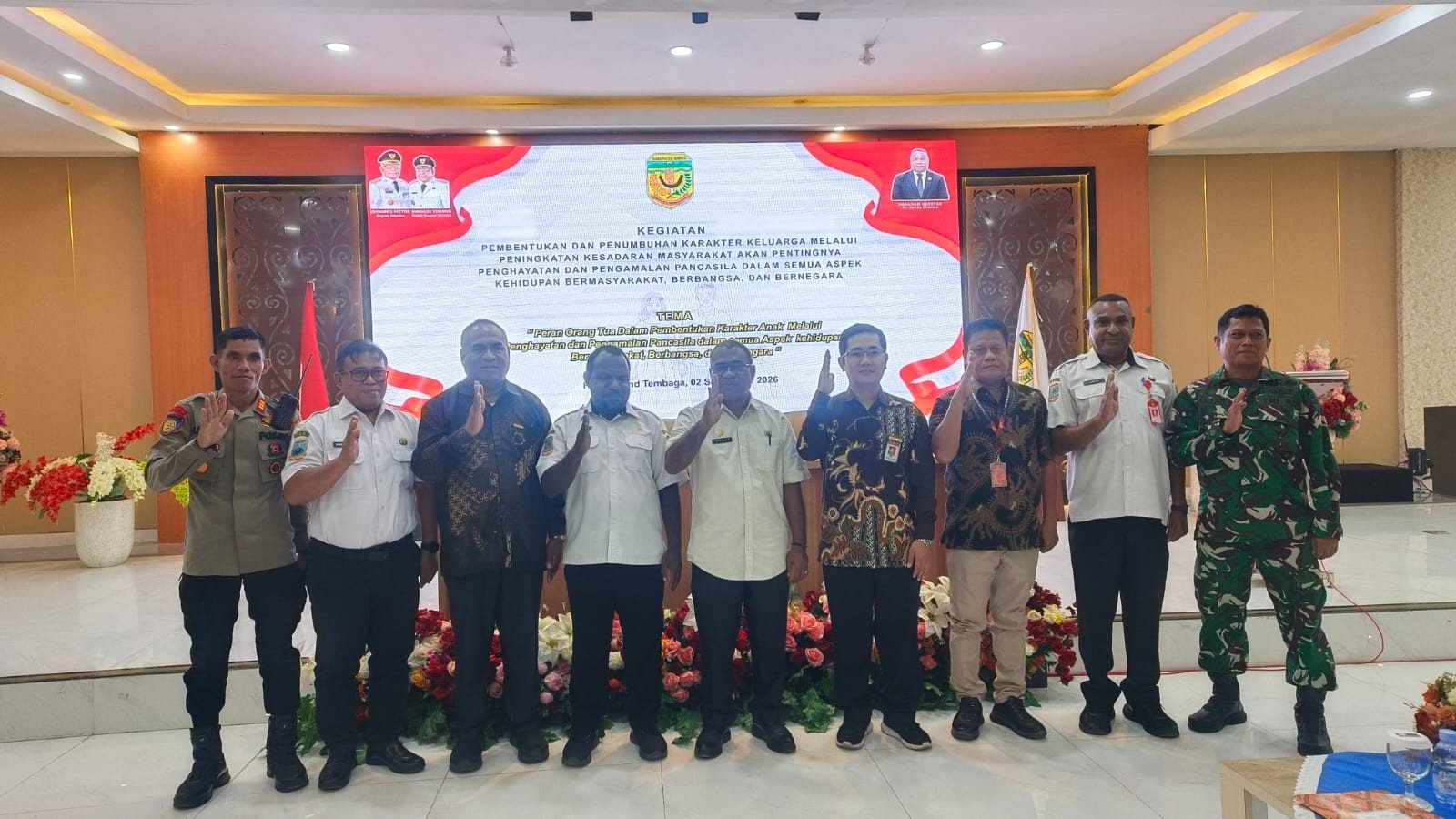 Kesbangpol Mimika Perkuat Nilai Pancasila dari Keluarga, Siapkan Generasi Berkarakter