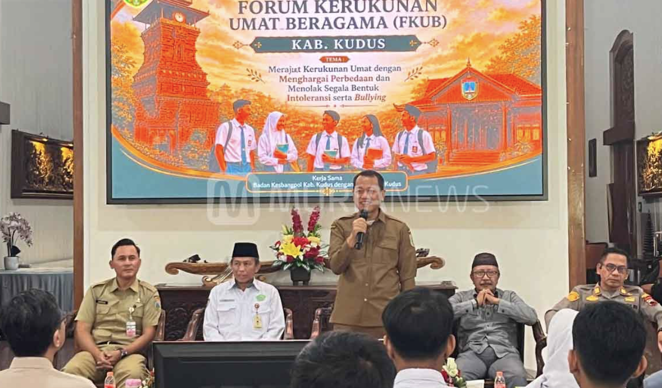 Kesbangpol dan FKUB Kudus Perkuat Toleransi Pelajar melalui Pembinaan Kerukunan Umat Beragama