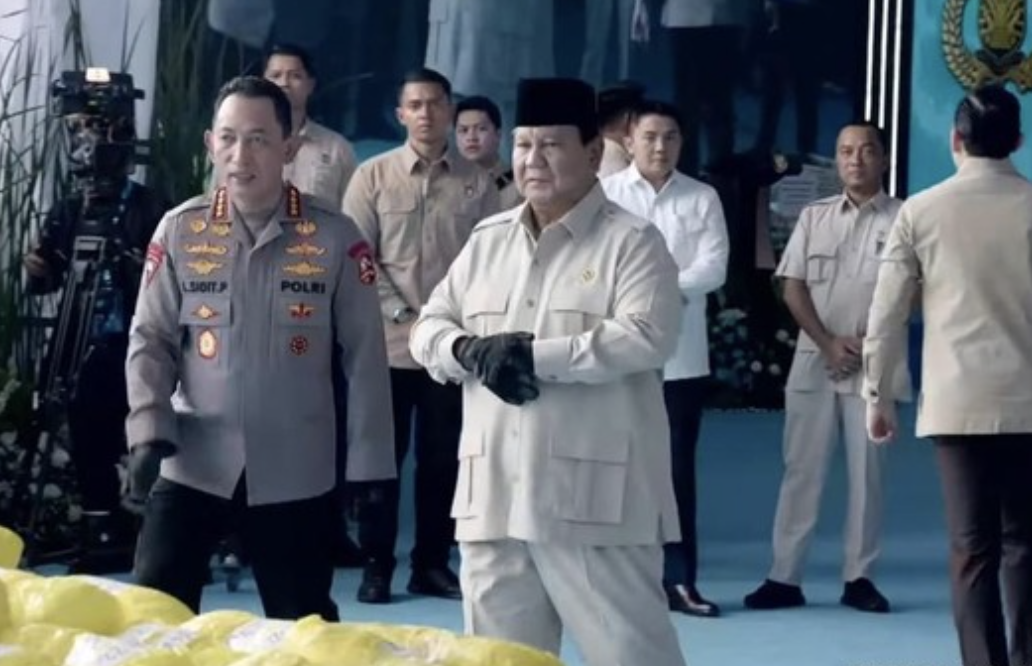 Polri Ungkap 49 Ribu Kasus Narkoba, Prabowo Langsung Pimpin Pemusnahan Barang Bukti