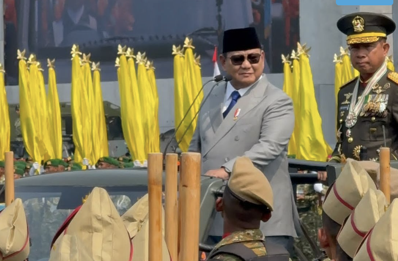 HUT ke-81 TNI, Prabowo Apresiasi Pengabdian Prajurit dalam Menjaga Kedaulatan Negara