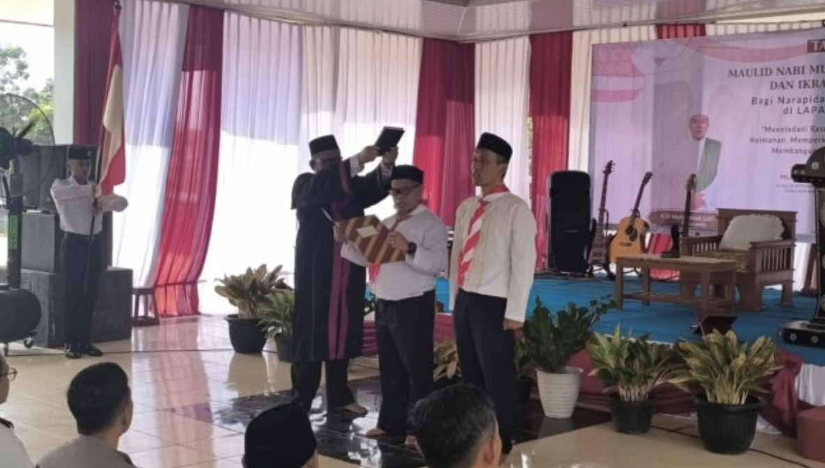 Ikrar Setia NKRI, Dua Napiter di Sukabumi Bersiap Jalani Reintegrasi Sosial