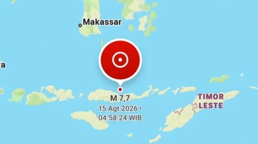 BMKG: Peringatan Dini Tsunami Akibat Gempa M 7 NTT Berakhir