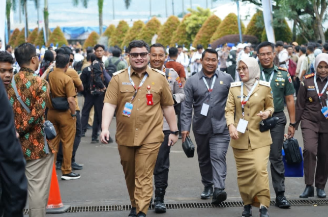 Rakornas, Bupati Kediri Tegaskan Dukungan Swasembada Pangan