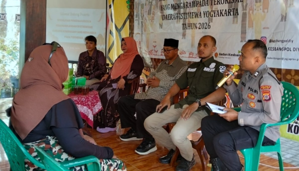 Unit Binmas Polsek Bantul Hadiri Sosialisasi Pencegahan Ekstremisme dan Terorisme, Libatkan Mantan N