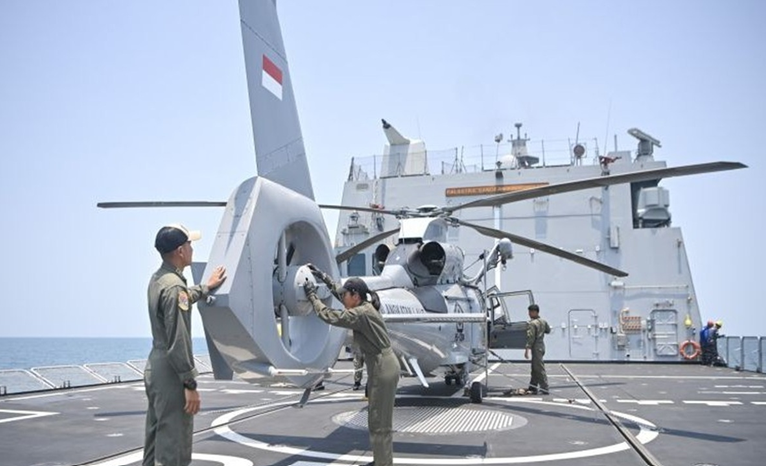 TNI AL Siapkan 400 Prajurit untuk Perkuat Kesiapan Kapal Induk KRI Sriwijaya