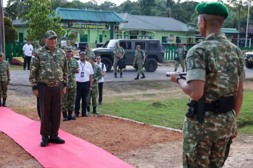Yonif TP 881 Baratama Dharma Diperkuat untuk Menjaga Kedaulatan dan Mendukung Masyarakat Perbatasan