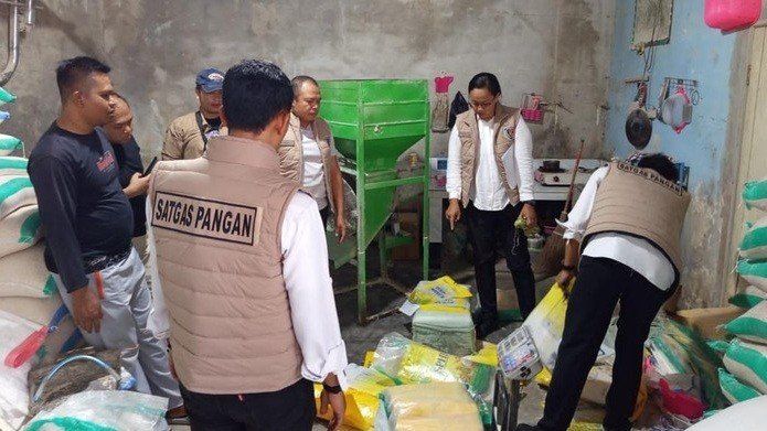 3,5 Ton Beras Oplosan Disita, ASN Diduga Dalangi Peredaran Pangan Palsu
