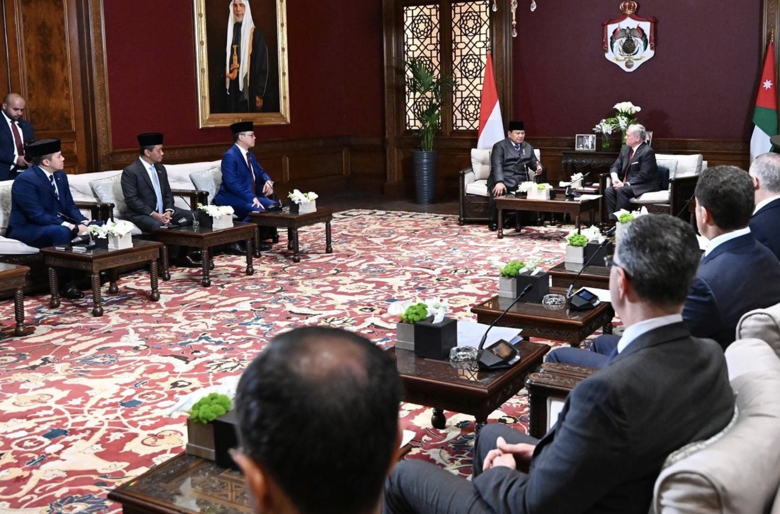 Prabowo dan Raja Abdullah II Bahas Perdamaian Gaza di Istana Basman