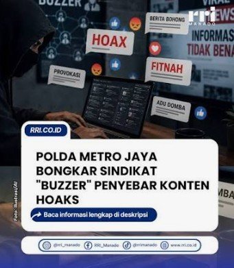 Polisi Bongkar Sindikat Buzzer Penyebar Hoaks, 8 Orang Diringkus