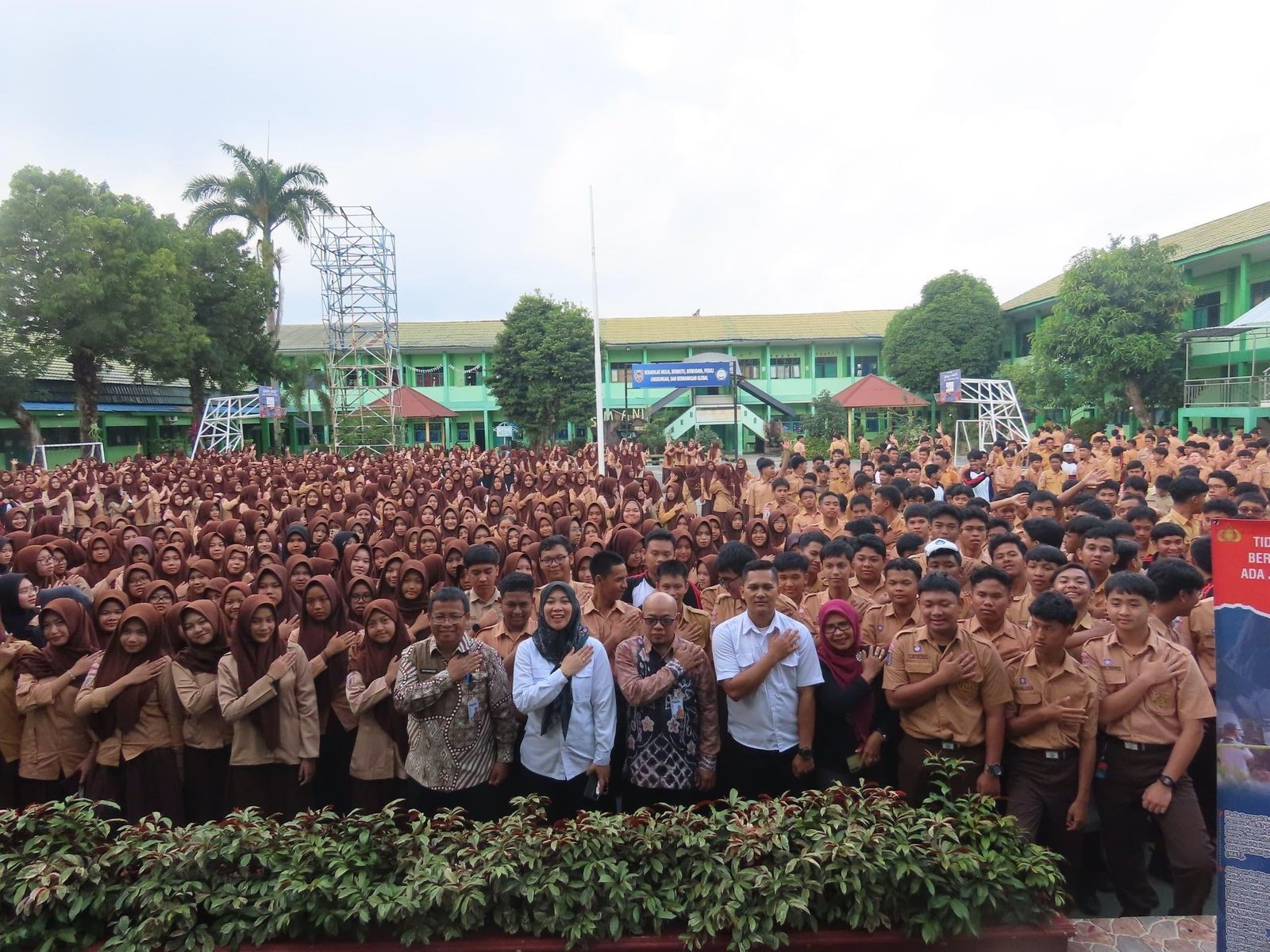 1.000 Pelajar SMAN 1 Martapura Diberi Edukasi Tolak Paham Radikalisme