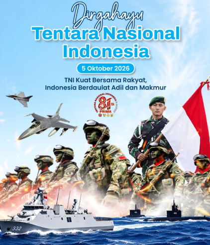 HUT ke-81, TNI Teguhkan Komitmen Menjaga Kedaulatan Negara