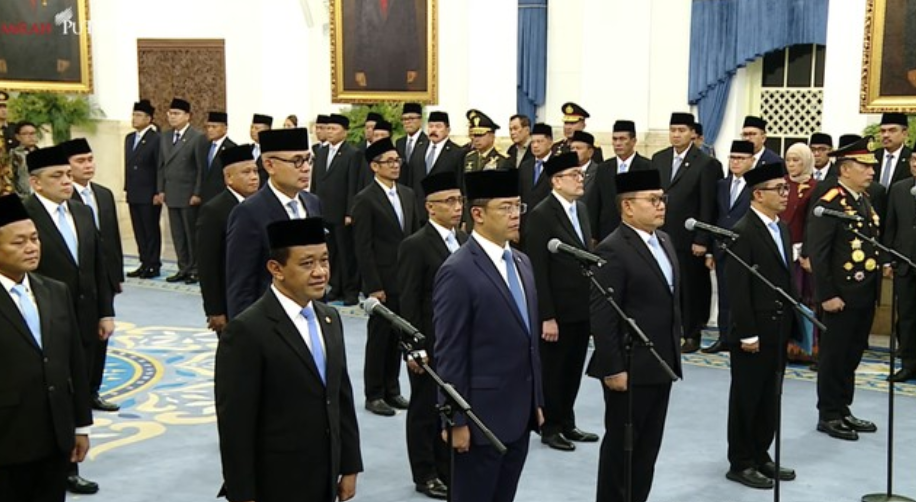 Daftar Lengkap Reshuffle Menteri dan Pejabat yang Dilantik Prabowo