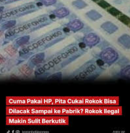 Perkuat Pengawasan, Pemerintah Siapkan Pita Cukai Berbasis Track and Trace