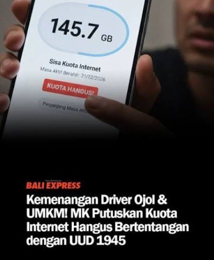MK: Pasal Kuota Hangus Bertentangan dengan UUD 1945