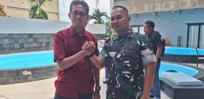 Kodim 1801 Manokwari Perkuat Sinergi dengan Insan Pers
