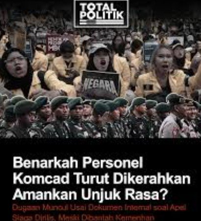 Kemhan Buka Suara! Tegaskan Tak Ada Komcad yang Dikerahkan Saat Demo