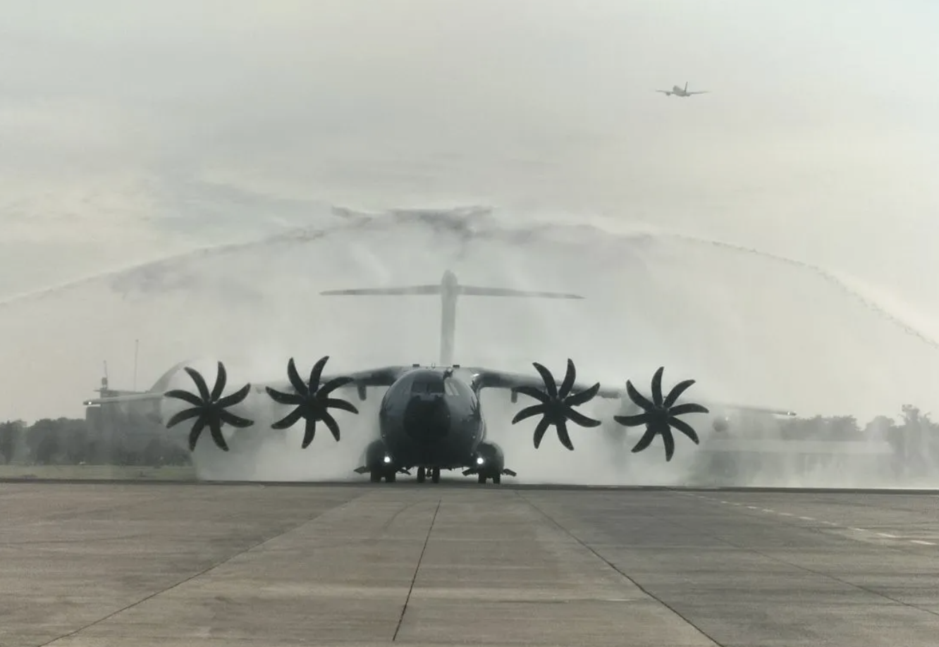 Airbus A400M, Pesawat Angkut Terbesar TNI AU Resmi Tiba di Lanud Halim