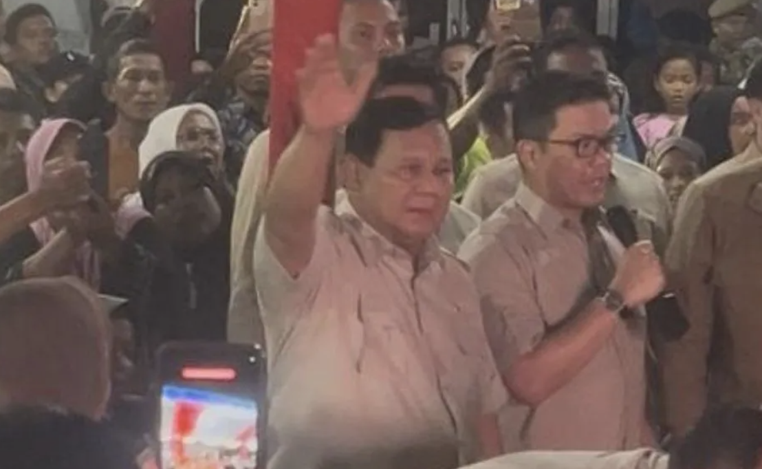 Prabowo Rayakan Tahun Baru Bersama Korban Bencana di Tapanuli Selatan