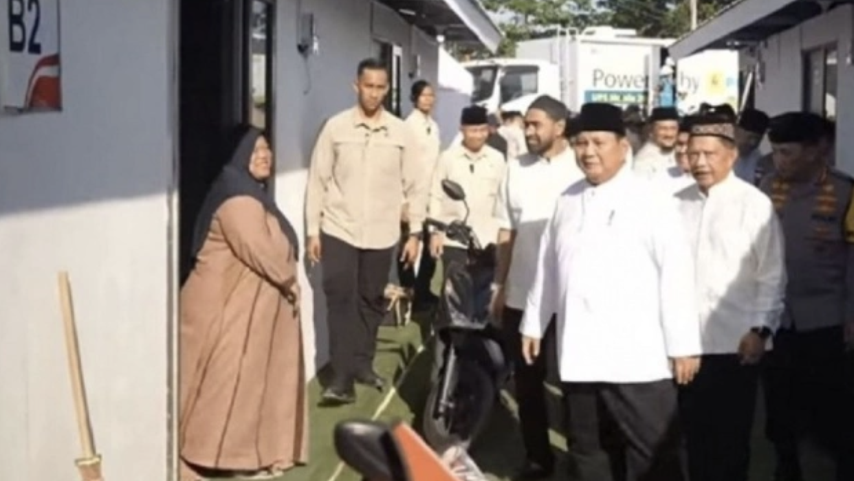 Prabowo Tinjau Huntara di Aceh Tamiang, Pastikan Pemulihan Pascabencana