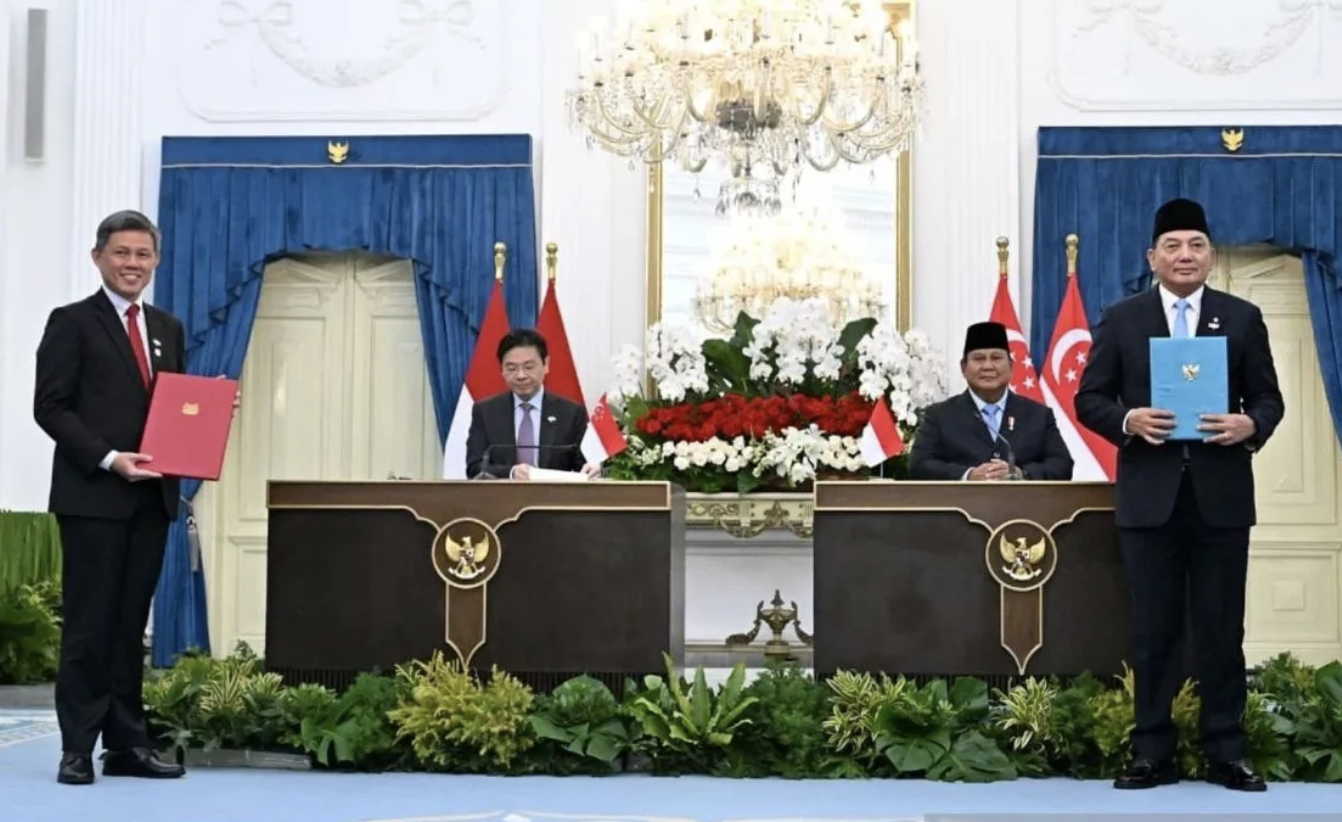 Indonesia–Singapura Tingkatkan Kerja Sama Pertahanan melalui Defence Cooperation Agreement